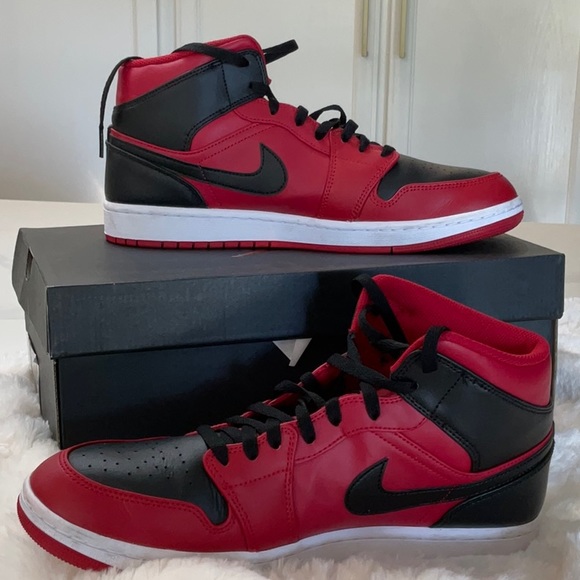 Nike Other - Authentic Nike red and black Jordans used a couple of times. Comes with box.